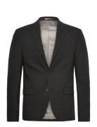 Lindbergh Flannel Wool Blend Blazer Grå