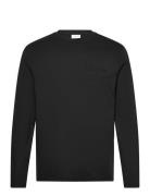 GANT Reg Tonal Shield Ls T-Shirt Svart