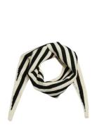 Pieces Pclullu Mini Stripe Knit Scarf Bc Kräm