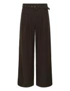 My Essential Wardrobe Vittamw High Wide Pant Brun