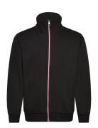 Tommy Hilfiger Global Stripe Zip Through Svart