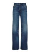 Calvin Klein Jeans Signature 90S Straight Dark Cres Blå