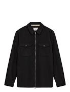 Anerkjendt Akhanky Heavy Twill Overshirt Svart
