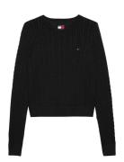 Tommy Jeans Tjw Cable Essential Sweater Svart