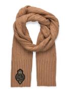 Lauren Ralph Lauren Polyester Blend-Cable Crest Ptch Sc Beige