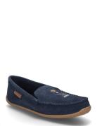 Polo Ralph Lauren Brenan Polo Bear Suede Slipper Blå