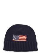 Ralph Lauren Kids Combed Cotton Flag Hat Marinblå