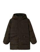Name It Nkfmedow03 Puffer Jacket Long Fo Brun