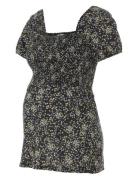 Mamalicious Mldotti S/S Jersey Top A. Svart