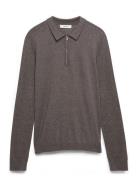 Selected Slhberg Ls Half Zip Polo Noos Brun