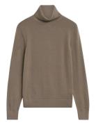 GANT Extrafine Merino Wool Turtleneck Beige