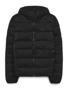 Tommy Hilfiger Mid Weight Hooded Jacket Svart