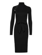 Lauren Ralph Lauren Cm 2X2 Rib-Knit Dress Svart