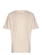 Jack & J S Jjjin Tee Ss Crew Neck Jnr Beige