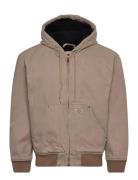 Dickies M Hilham Hooded Canvas Jacket Beige