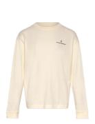 THE ANIMALS OBSERVATORY Raw White Aries Lonf Sleeve T-Shirt Kräm