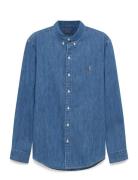 Polo Ralph Lauren Slim Fit Chambray Shirt Blå