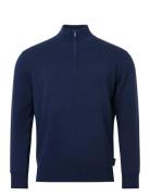 Abacus Mens Liffin Knitted Windstopper Marinblå