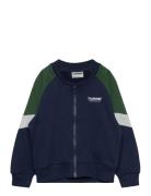 Hummel Hmlmini Loose Block Zip Jacket Marinblå
