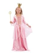 Joker Maskeraddräkt Barn Prinsessa Stl. 110-116 Rosa