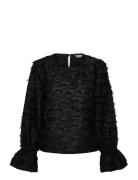 Object Objdaria Re L/S O-Neck Top 140 Svart