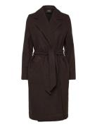 Vero Moda Vmfortuneaya Long Coat Ga Noos Brun