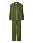 STUDIO FEDER Edith Pajama - Cotton Khaki Green