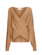 MSCH Copenhagen Mschzinelle Rachelle Wrap Pullover Brun