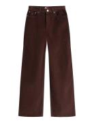 Tommy Jeans Tjw Claire Hr Wide Cord Brun