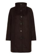 Selected Slfvinni Wool Blend Coat Noos Brun