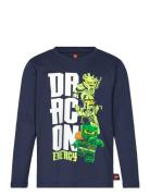 LEGO Kidswear Lwtaffy 703 - T-Shirt L/S Marinblå