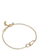Enamel Copenhagen Bracelet, Organic Double Circle Guld