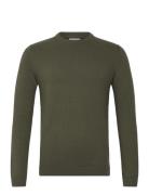 Lindbergh 100% Recycle Knit Round Neck Grön