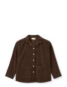 STUDIO FEDER Silja Shirt - Corduroy Brun