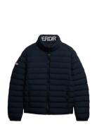 Superdry Sport Fuji Print Padded Jacket Marinblå