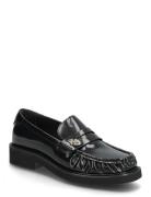 Tommy Hilfiger Th Square Toe Abrasivato Loafer Svart
