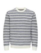 ONLY & SONS Onsming Life Reg Ls Crew Neck Knit Blå