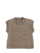 Smallstuff Vest, Ao Elephants, Merino Wool, Nature Melange Beige