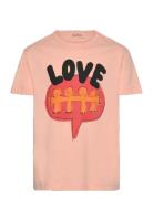 THE ANIMALS OBSERVATORY Love Rooster T-Shirt Rosa