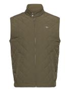 GANT Quilted Windcheater Vest Grön