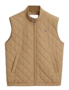 GANT Quilted Windcheater Vest Beige