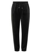 Pieces Pcsilli Hw Velvet Sweat Pants Fc Bc Svart