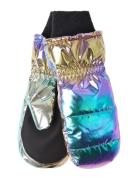 Lindex Mittens Insulated Metallic Multi/patterned