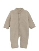 Huttelihut Pram Suit Wool Fleece Beige