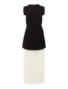 French Connection Zion Pleated Skirt Dress Multi/patterned