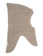 Huttelihut Balaclava Emb. Wool Beige
