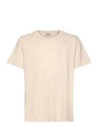 GANT Reg Cotton Graphic Ss T-Shirt Kräm