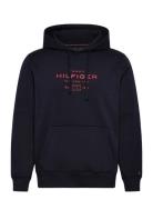 Tommy Hilfiger Oval Graphic Hoodie Marinblå