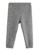 Lindex Leggings Knitted Wool Grå