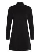 Calvin Klein Jeans Ls Scuba Fit And Flare Dress Svart